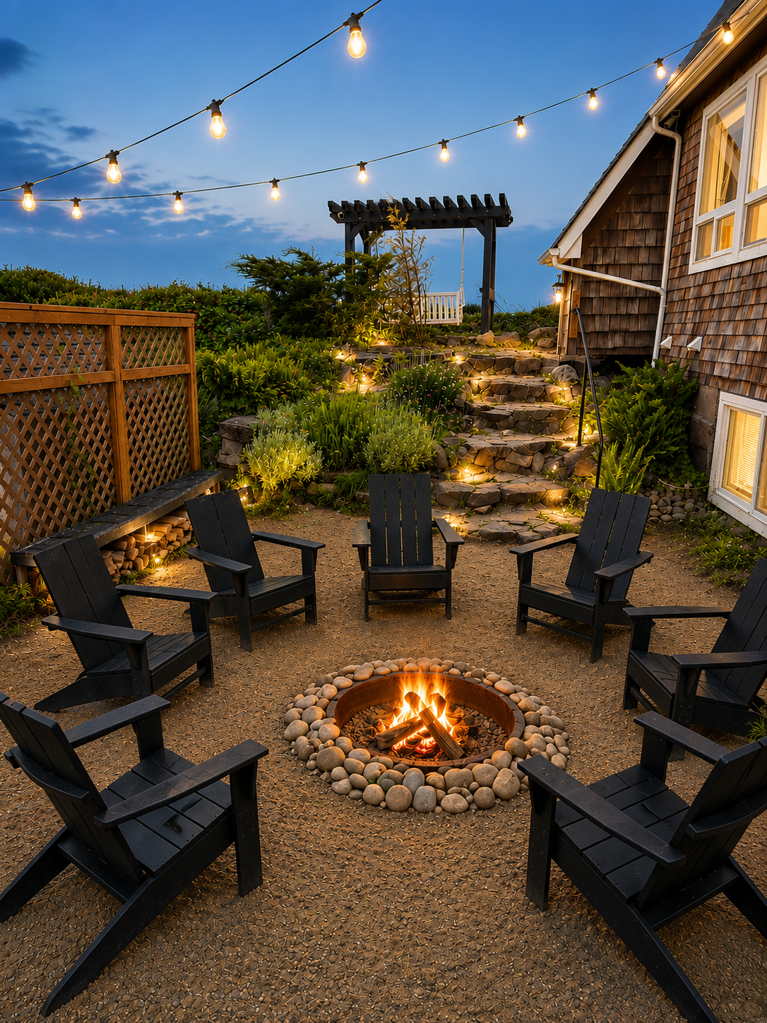 Outdoor fire pit