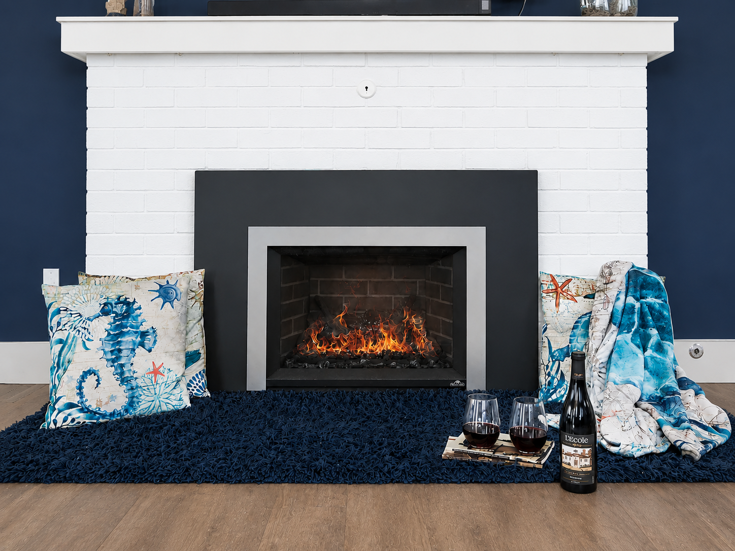 Gas fireplace