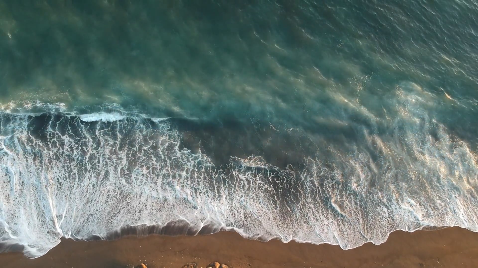 Aerial ocean view